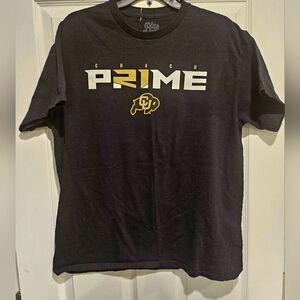 Colorado DEION SANDERS COACH PRIME Black short sleeve shirt men's Large